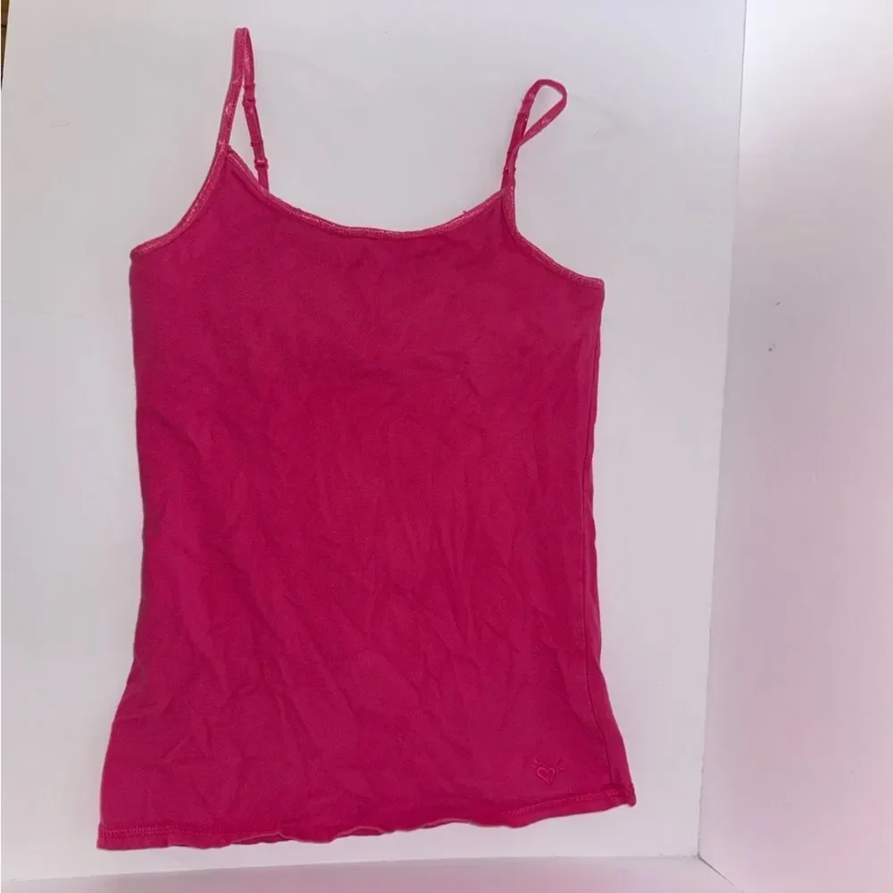 Justice size 12 Vibrant Pink Camisole tank Top